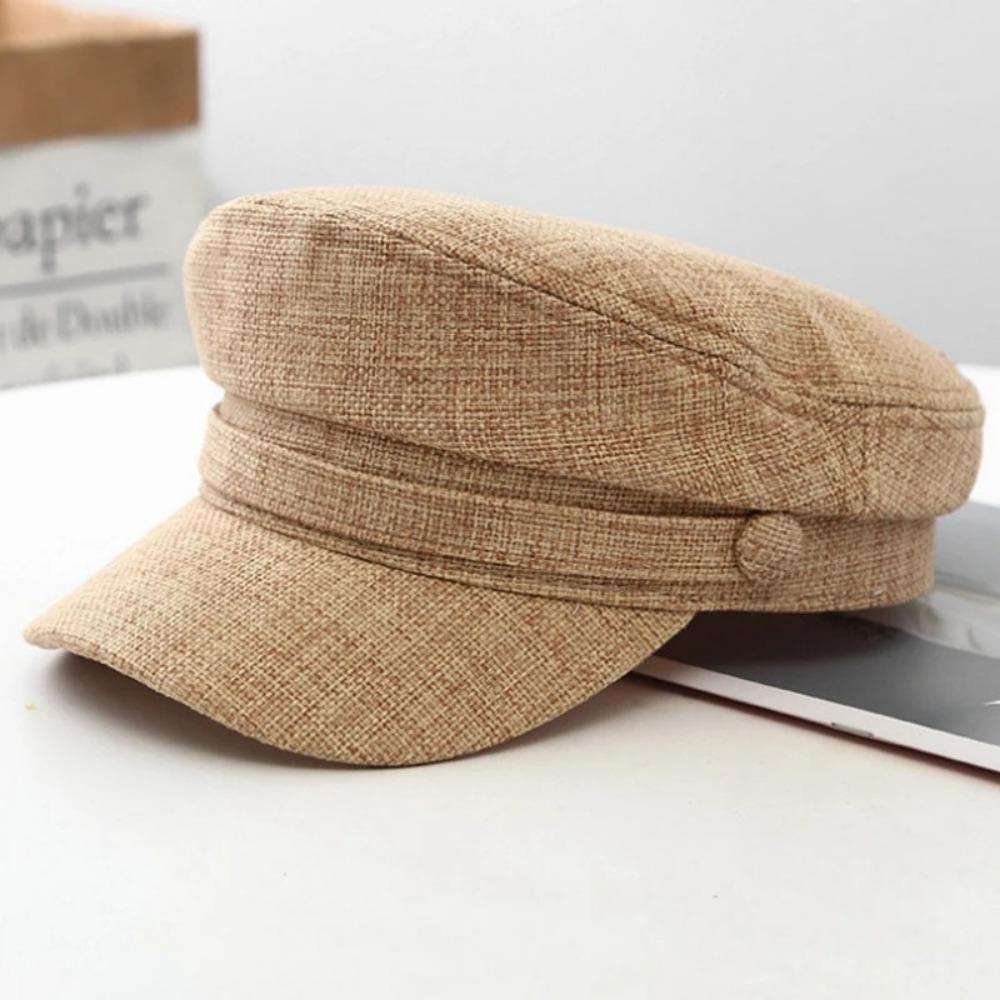 Retro Adjustable Women Beret Caps Breathable Navy Hat Sailor Hats Spring Autumn