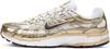 Nike W P-6000 White Gold Black Womens Running Shoes Retro Sneaker IF1787-100 Size 27.5cm US W 10.5 Japan Import Authentic