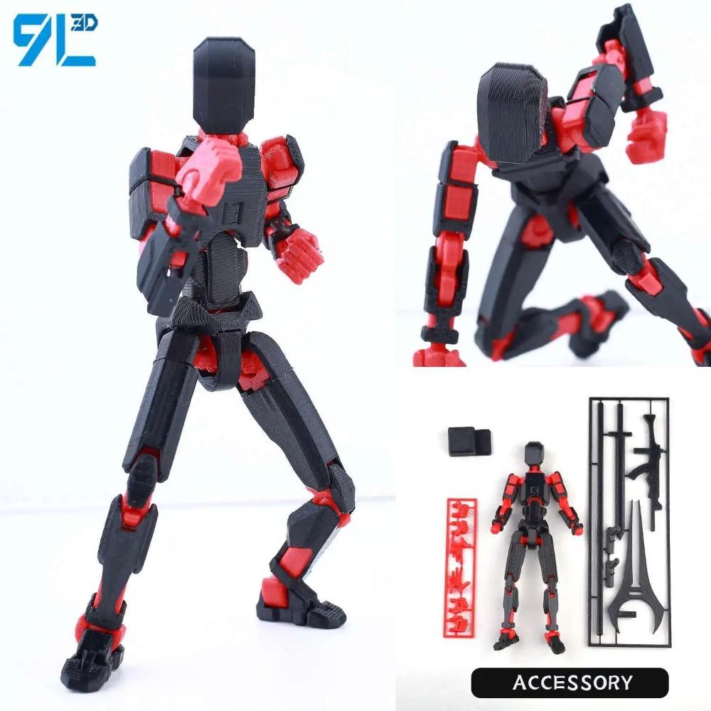 T13 Demon Dummy13 3D Printed Multi-Articulated Skull Model Assembly Toy For Anime Fans And Collectors Children Educational Toys