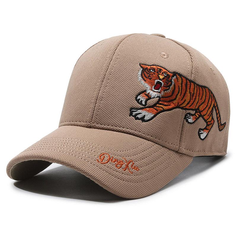 Cap Herren Frühling Herbst Bestickte Tiger Baseball Cap Herren Outdoor Cap