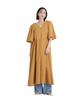 Tumbler Butcher Flare Sleeve [Nano Universe] Dress, Women's F, Camel, 673-6119319