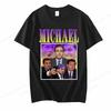 Michael Scott Homage The Office T Shirt Men Fashion T-shirts Shirt Hip Hop Tops Tees Women Tshirt Y2k Clothes Boy Tees