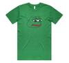 Tricou Pepe The Frog Trist Meme Top Cadou Amuzant Unisex Memuri Crypto Geek Verde