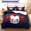 3pcs Pennywise the Dancing Clown1 Pattern Bedding Set Duvet Cover Set Includes Duvet Cover &pillowcases, Perfect All Season Bedroom Decoration & Gift