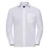 Mens Poplin Easy-Care Long-Sleeved Formal Shirt