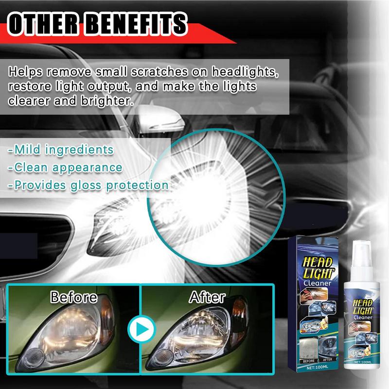 Car Headlight Repair Fluid Taillight Headlight Lampshade Refurbishment Fluid 100ml Car Headlight Polishing Repair Fluid For Car