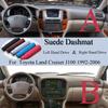 Per Toyota Land Cruiser J100 1998-2006 LandCruiser 100 Tappetino Cruscotto in Camoscio Copertura Cruscotto Tappeto Accessorio per Styling Auto