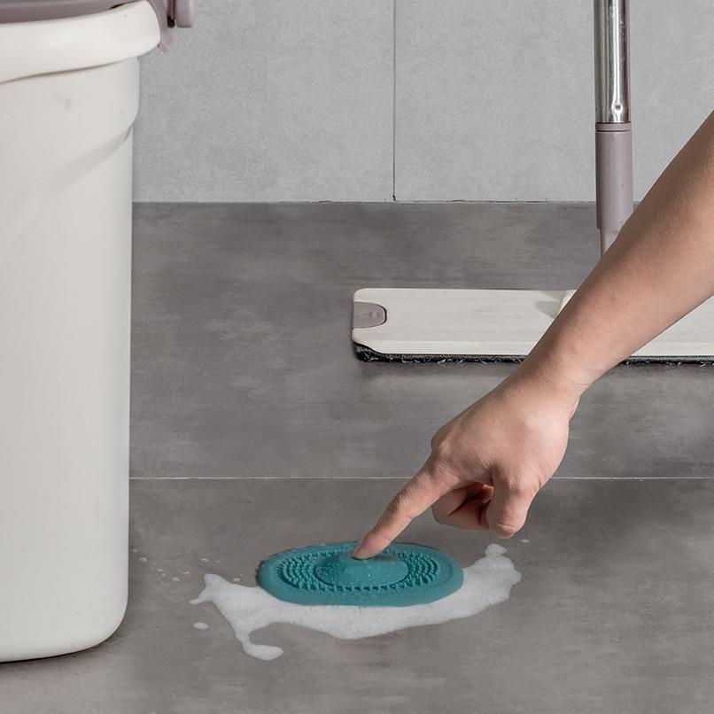 Shower Floor Drain Cover Filter, Bathroom Hair Catcher Stopper, Kitchen Sink Press-type Floor Drain Cover, Kitchen Sink Plug.