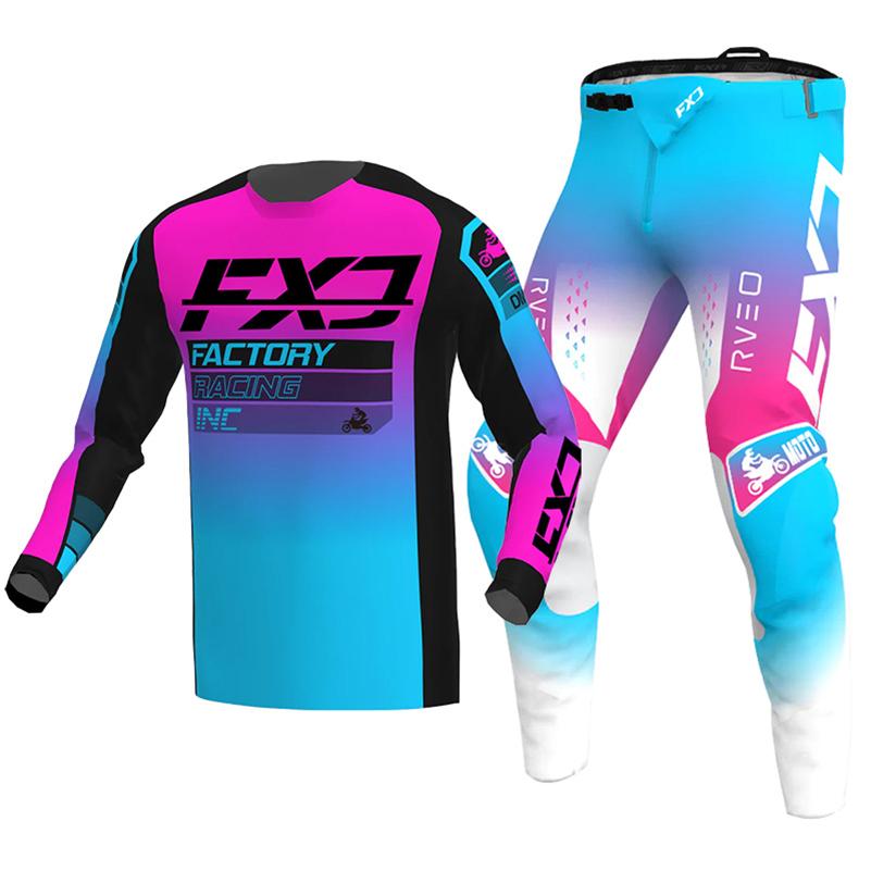 Motocross Gear Set for Kids 4 5 6 7 8 9 10 11 12 13 Years Youth Child Motorcycle Boy Girl Jersey Pant Kits Racing Suit Off-road Enduro MX MTB