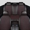 Nouveau Housse de Siège de Voiture en Cuir PU Coussin de Dossier Minimalisme Coussin de Siège Universel Résistant à l'Usure et Durable Quatre Saisons