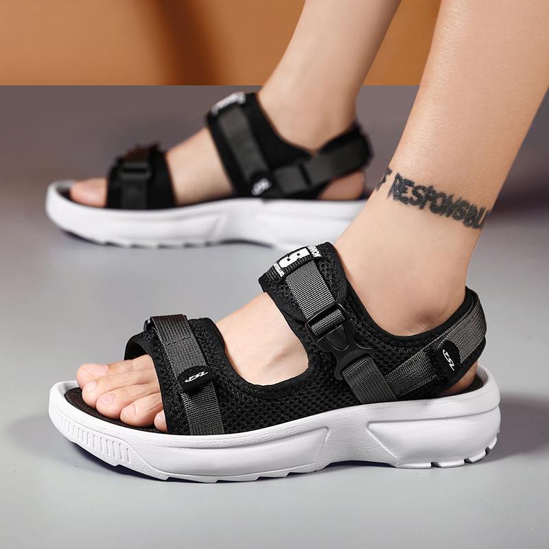 Fashion Summer Mens Sandals Beach EVA Sandals for Men Gladiator Outdoor Sports Male Wear-Resistant Soft-Soled Driving Cool Beach Shoes