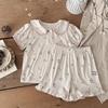 2025 Summer Kids' Pajamas: Korean Modal Short-Sleeve Set for Girls