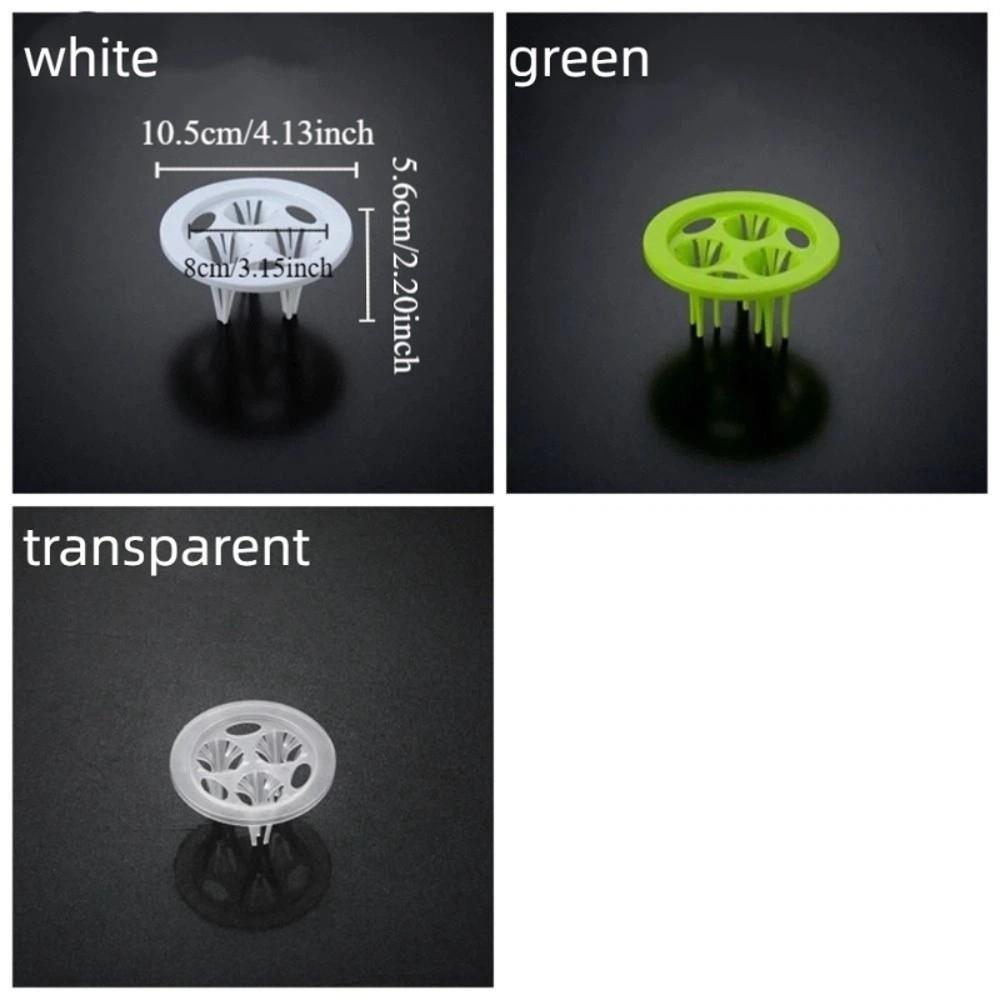 20PCS Plastic Hydroponic Seedling Pots 3 Holes Portable Colonization Cup Breathable Planting Mesh Pots Vegetable Nursery