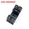 5ND959857 Elektrischer Fensterheber Hauptschalter Bedienknopf für VW Jetta Tiguan Golf GTI MK5 MK6 Passat B6 CC Seat Leon MK2 5ND 959 857