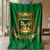 Atlético Nacional Theme Blanket Soft Flannel Blanket Plush Throw Blanket Cozy Sofa Bed Blanket for Home Decor