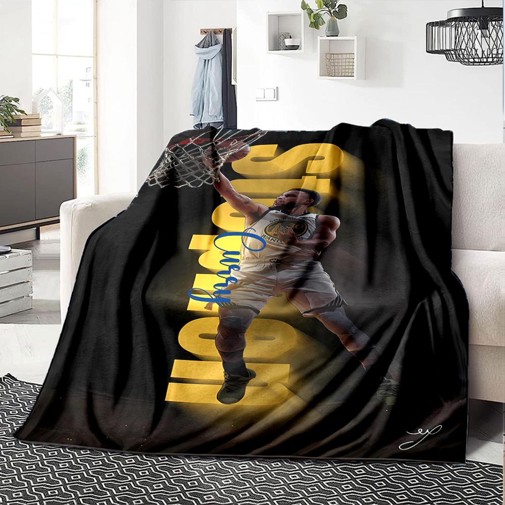 Golden State Warriors Curry Dynasty Coperta Comfort Durevole Ottima per Soggiorno al Mare Picnic Quattro Stagioni Multiuso Moderna