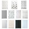 1 Set Shower Curtain Easy Installation Shower Partition Tear-resistant Waterproof Bathtub Curtain for Home Bathroom
