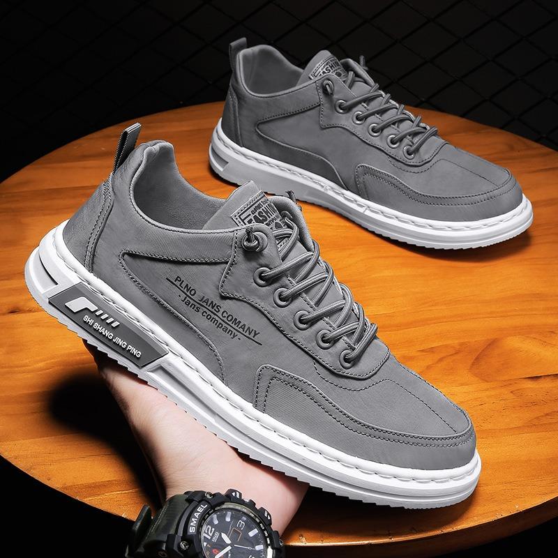 Spring Men's Shoes New Canvas Shoes Trendy Versatile Casual Sports Board Shoes Non-slip Wear-resistant Shoes Men's Lightweight