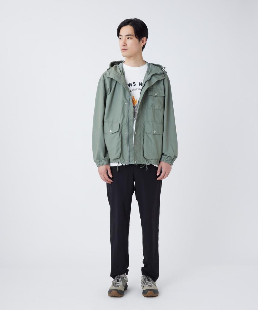 Snow Peak Light Dobby Cloth Parka Hoodie FOLIAGE M JK-26SU009 (Men's/Women's)