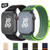 Nylon Loop Sport Strap für Apple Watch Band 49mm Armband für iWatch 10 9 8 7 6 5 SE Ultra 2 45mm 44mm 41mm 42mm 38 Armband