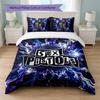 Sex Pistols Print 3Pcs Bedding Set Duvet Cover With Two Pillowcases Soft Bed Linen For Household Bedroom