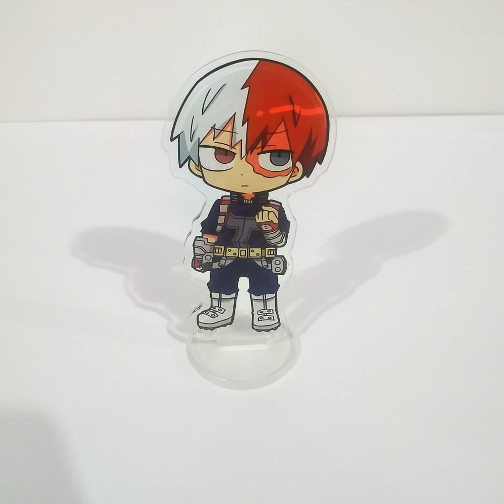 Anime Populaire My Hero Academia Support de Figurine Acrylique Deku Might Shigaraki Tomura Modèle Décor de Bureau Collection de Fans Accessoires DIY Cadeau