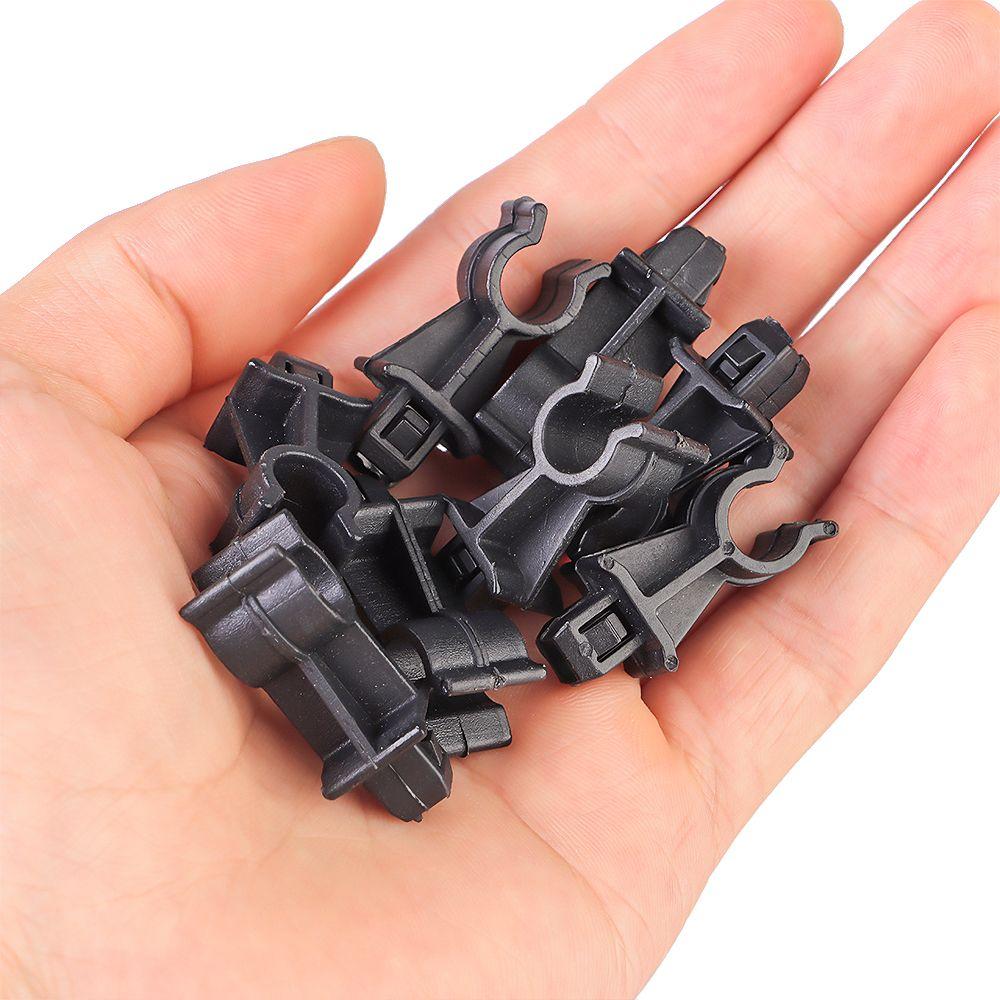 10pcs Universal Replacement Holder Hood Bonnet Support Clip 65722EB300 Black Retainer Prod Rod Clamp