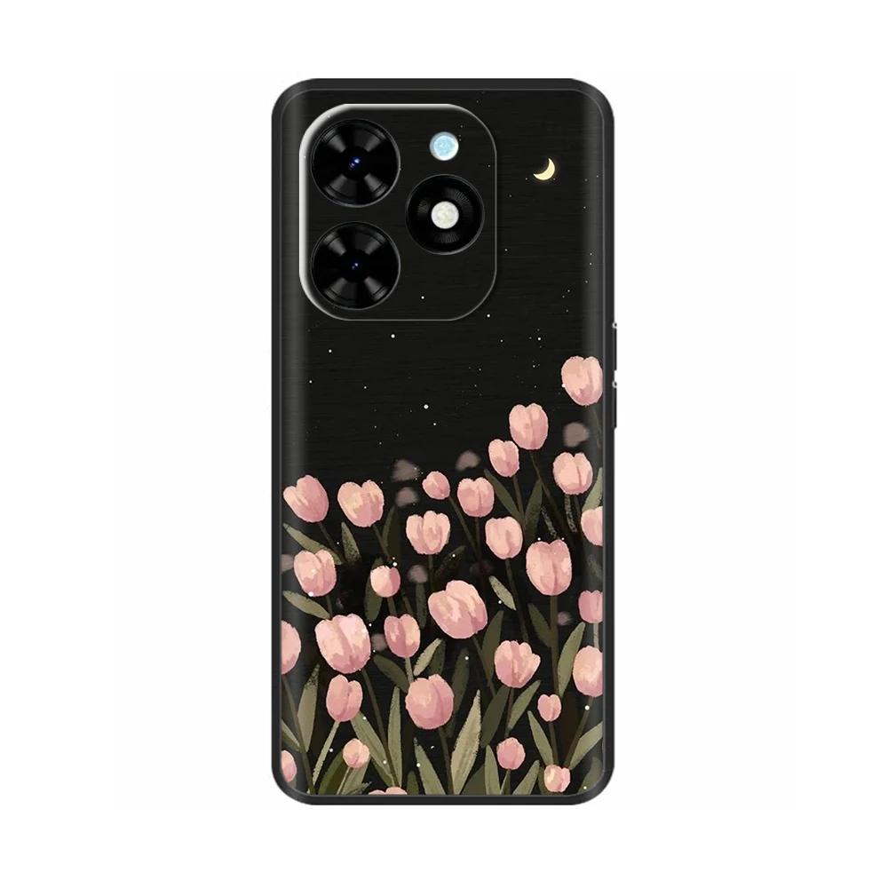 Shockproof Cover For Tecno Spark Go 2024 Case Soft Silicone Animals Painted Back Cover For Techno Spark Go 2024 Case Phone Cover