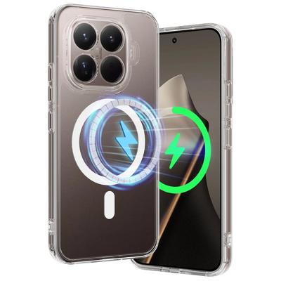 Case For Xiaomi 15T Pro 15T 14T 15 Pro 15 ULTRA Transparent Shock For MagSafe Strong Magnetic Silicone Thin Anti-shock Case