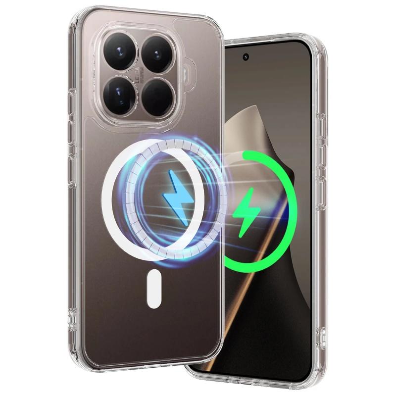 Hoesje Voor Xiaomi 15T Pro 15T 14T 15 Pro 15 ULTRA Transparant Schokbestendig Voor MagSafe Sterk Magnetisch Siliconen Dun Anti-shock Hoesje