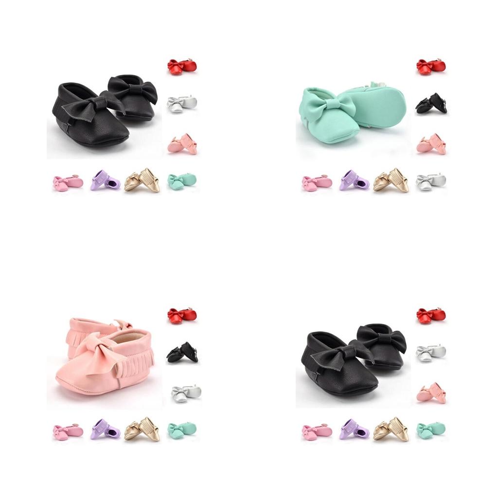 Premium Quality Baby Soft Sole Leather Crib Shoes For Infant Boys And Girls Stylish Tassel Moccasin For Toddlers 0-18m