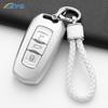 Car Smart Key Cover Case Shell Fob For Geely Atlas Boyue Nl3 Ex7 Suv Gt Gc9 Emgrand X7 Borui Auto Holder Accessories
