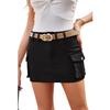 New Workwear Multi-pocket Short Skirt Women's Fashion Personality High Waist Skirt Women