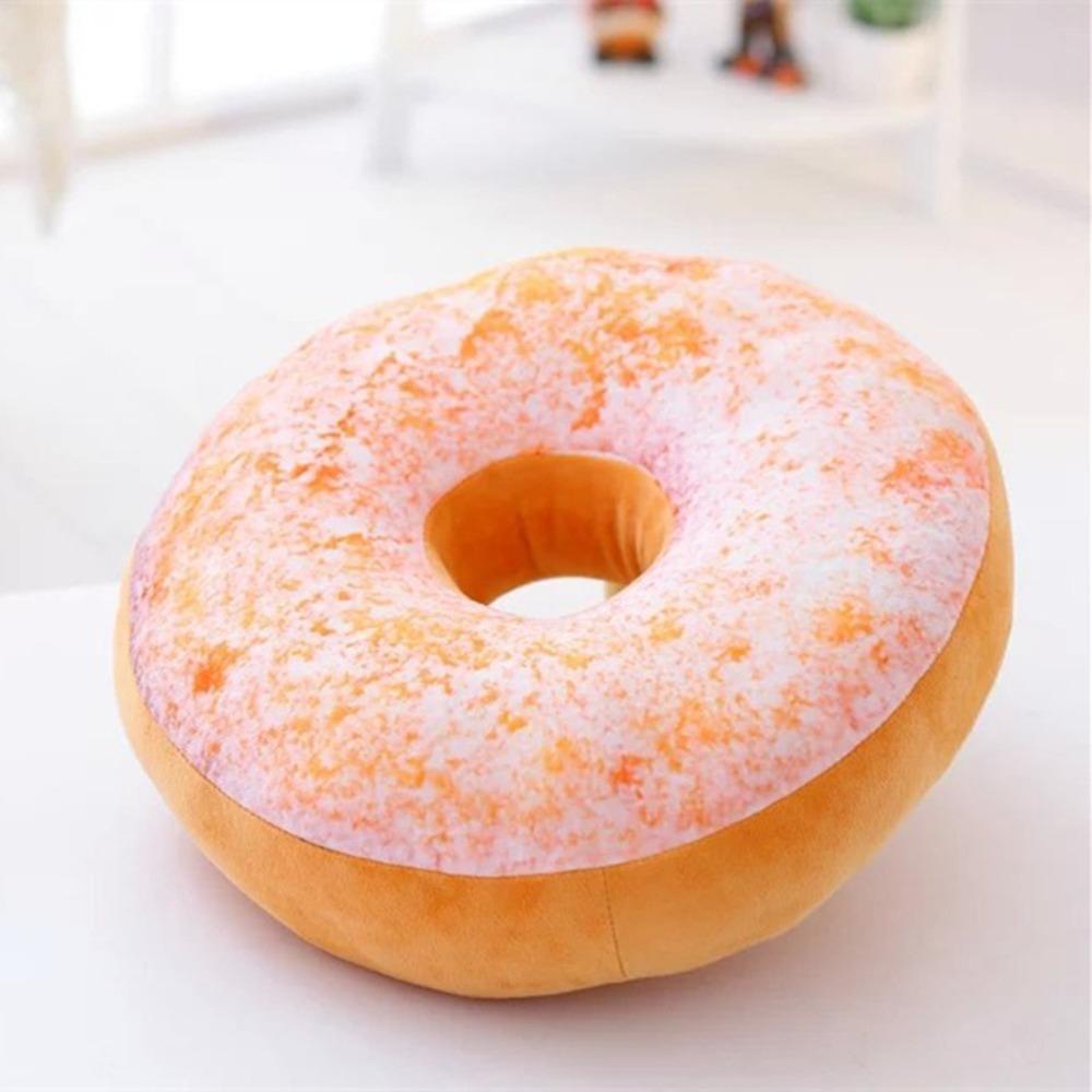Super Soft Donuts Pillow Home Cushion Chocolate Donuts Pillow Creative Cute Nap Pillow