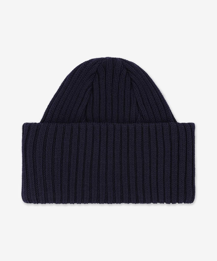 Batoneo Solid Wool Knit Beanie - Navy / Bn-25Aw-42Navy
