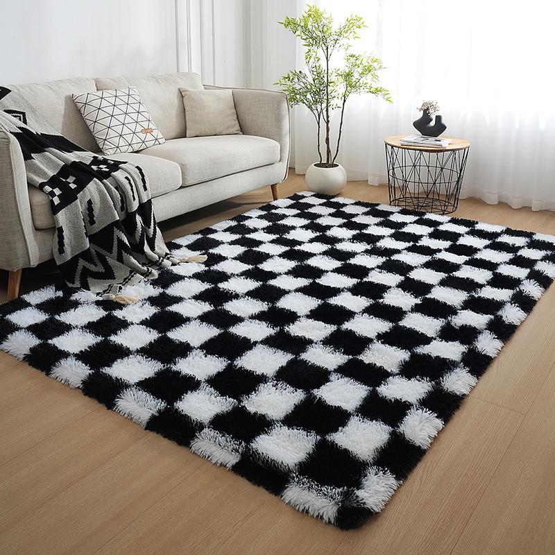 Large Shag Area Rugs for Bedroom Super Soft Plush Fluffy Carpets Living Room Rug Non-Slip Indoor Floor Rug Fluffy Carpets Home Decor