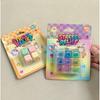 Luminous Macaron Decompression Toy Keychain: Multi-Button Design