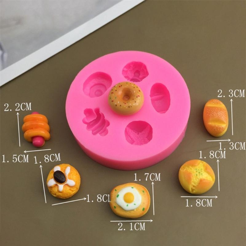 Silicone Dessert Molds Pastries Making Accessories Various Shape Baking Molds Suitable for Baking Chocolate Treats