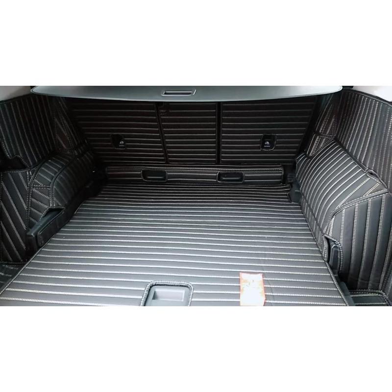 Customized Stripe 5D Full Coverage Car Trunk Mat for Cadillac ATS CTS SRX 2010-2016 Car Accessories Carpet