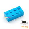 20pcs Bulk Blocks Building Bricks Thick 2X4 Educational Assemblage Construction Toy for Children Size Compatible With Brand 3001