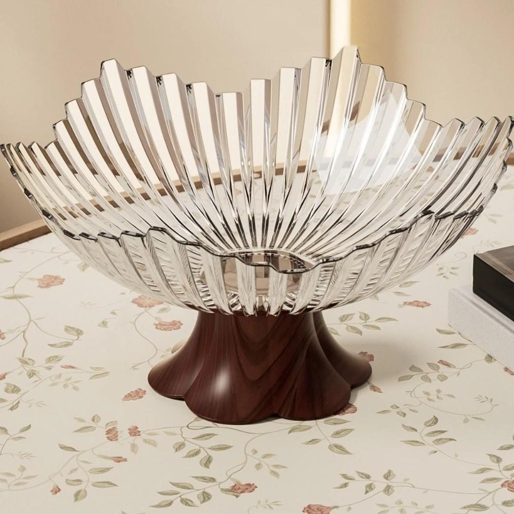 Creative Multi-functional Pedestal Fruit Bowl High-footed Base Plastic Snack Storage Holder Modern Candy Bowl Wedding