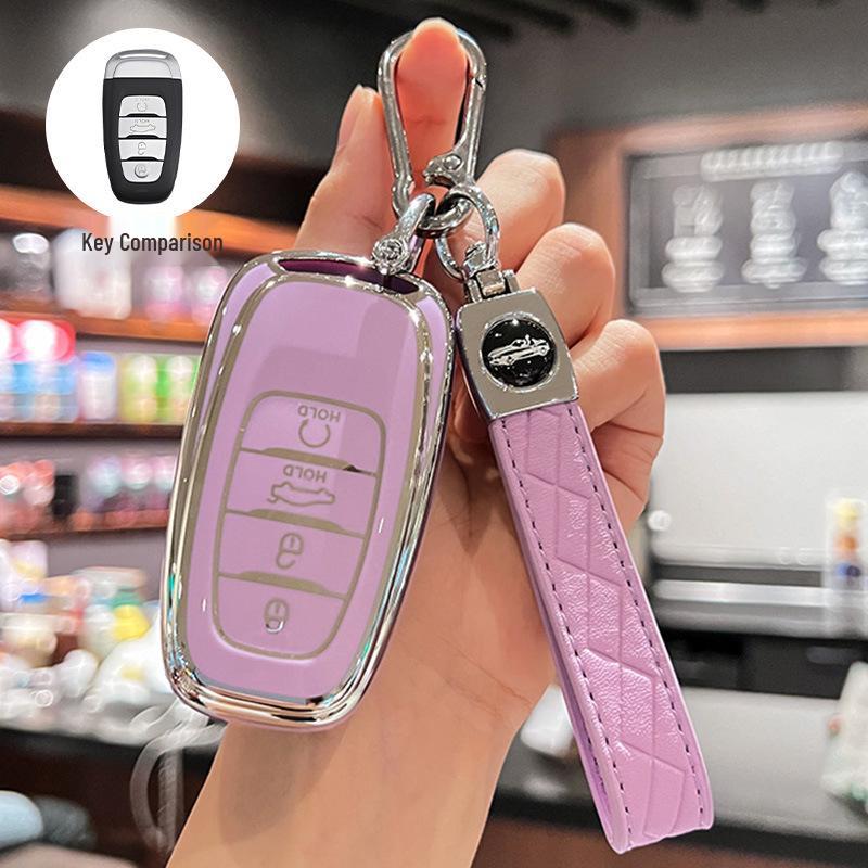 Hongqi Key Cover and Protective Shell for H5, HS5, H9, HS3, H6, HQ9, Tiangong 08, and HS7 EH7 Models