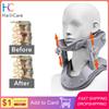 Electric Infrared Heating Neck Collar Cervical Traction Spine Support Hot Compression Stretching Brace for Pain Relief
