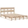 Solid Wood Bed Without Mattress 140 X 200 Cm Pine Wood