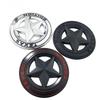 Metal TEXAS EDITION Shield Pentagram 3D Emblem Badge Car Fender Side Tail Body Sticker for JEEP Wrangler Liberty Grand Cherokee Ew1