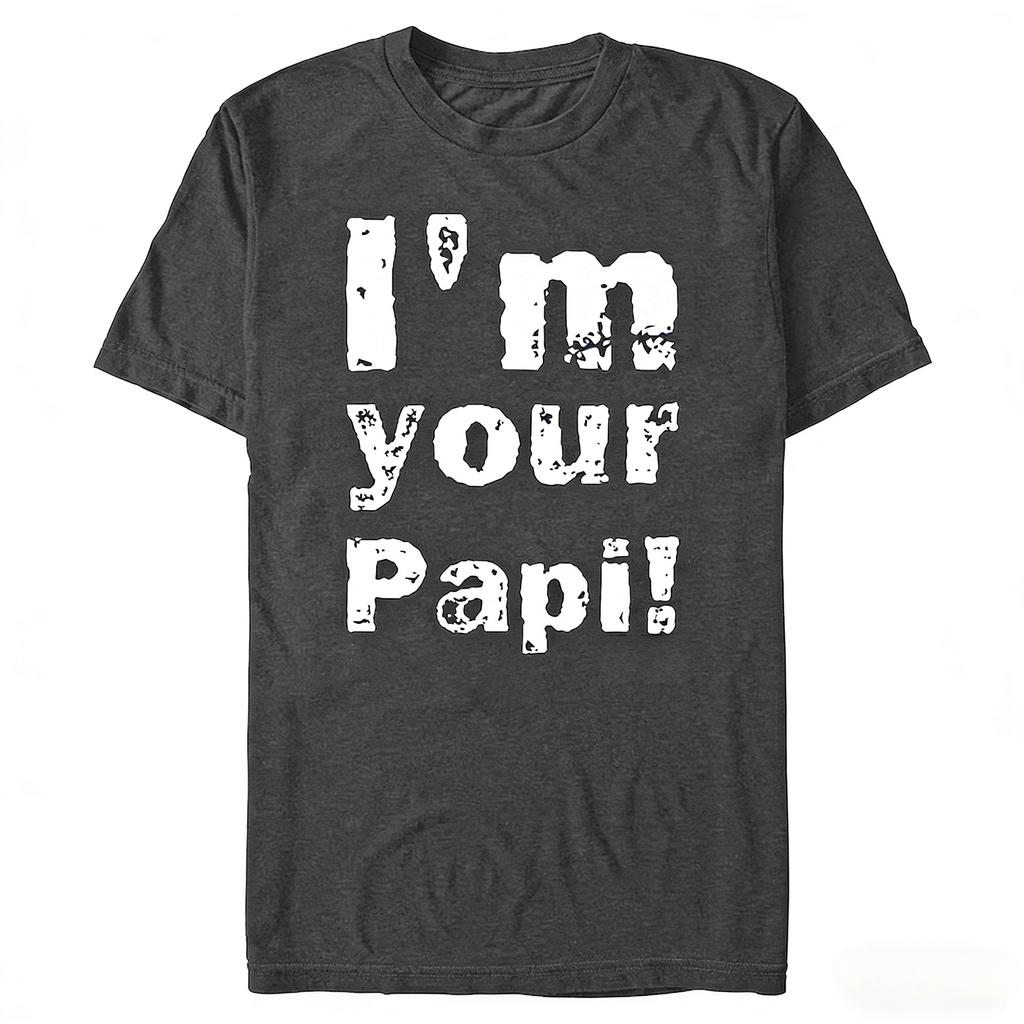 Eddie Guerrero 100cotton Unisexs shirt oversized Im Your Papi graphics shirt summer New Womens Y2k hot sale Oneck retro Tshirt