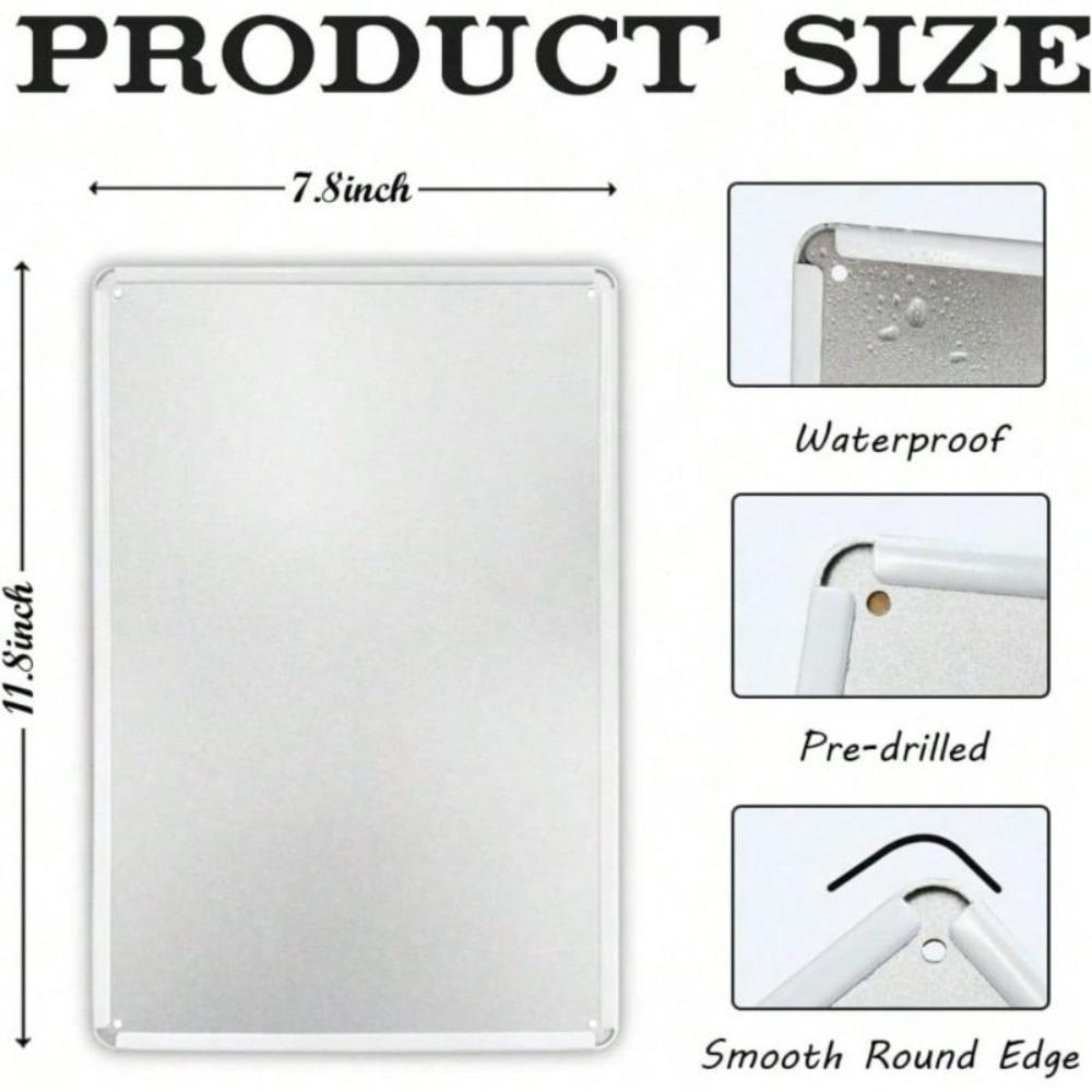 Vintage Metallposter Wandkunst Retro Bauernhof Hühnerstall Dekoschild für Haus Garten