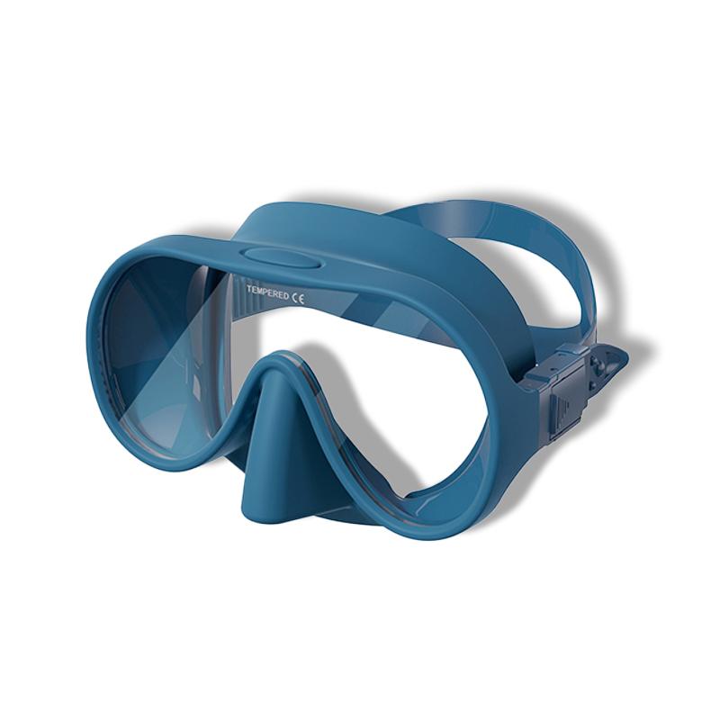NOU Mască Freediving Sticlă Securizată Set Snorkeling Tub pliabil Mască de Scufundări Silicon All-Inclusive