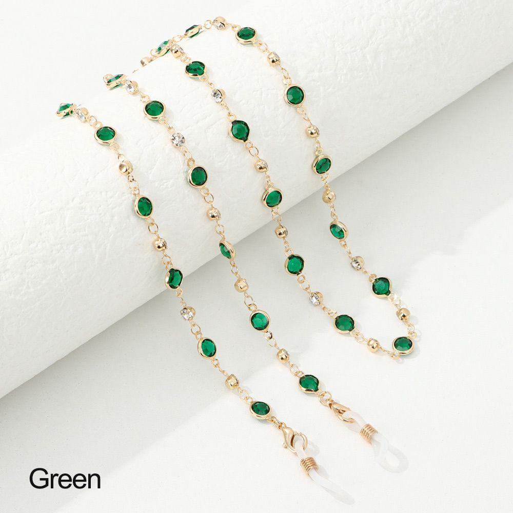 Fashion Glasses Chain Vintage Acrylic Crystal Sunglasses Chains Long Lanyard Necklace Eyeglass Strap for Women Men