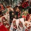 Heartwarming Christmas Scene Postcard & Party Decoration Greeting Card